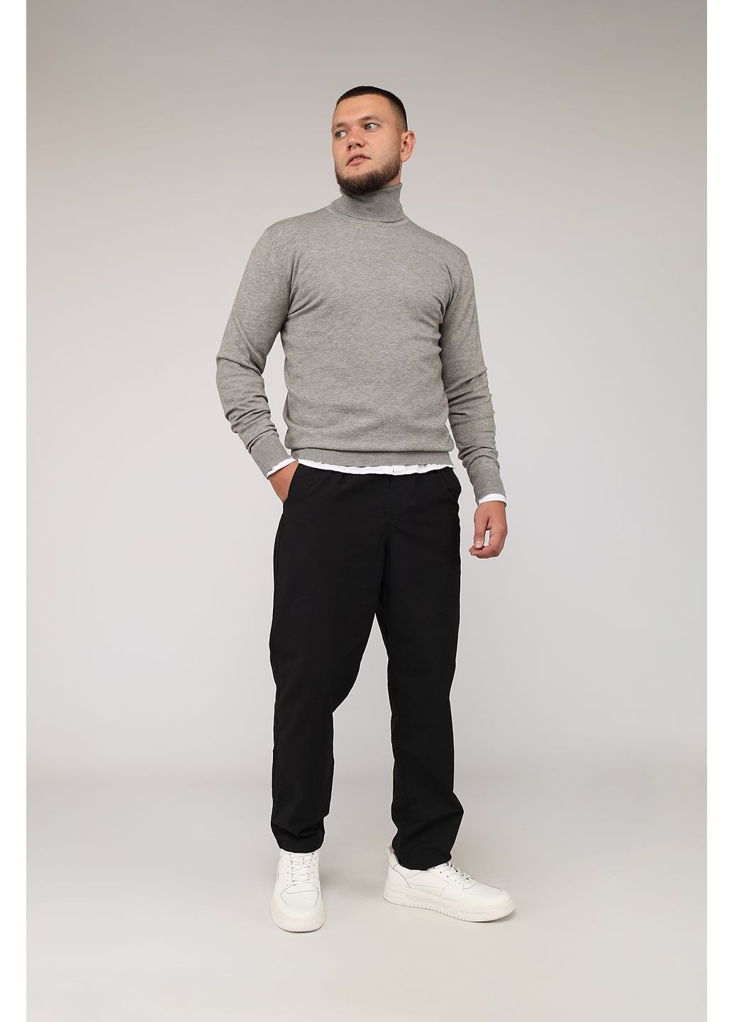 Гольф мужской цвет серый CB-00275944 Yuki (352691118)