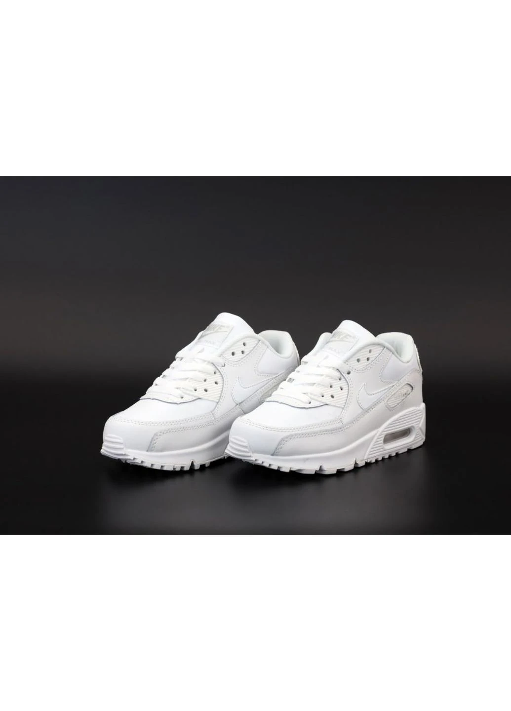 КРОСІВКИ ЖІНОЧІ NIKE AIR MAX 90 WHITE 3 НАЙК АІР МАКС 90 No Brand білі демісезони (368885457)