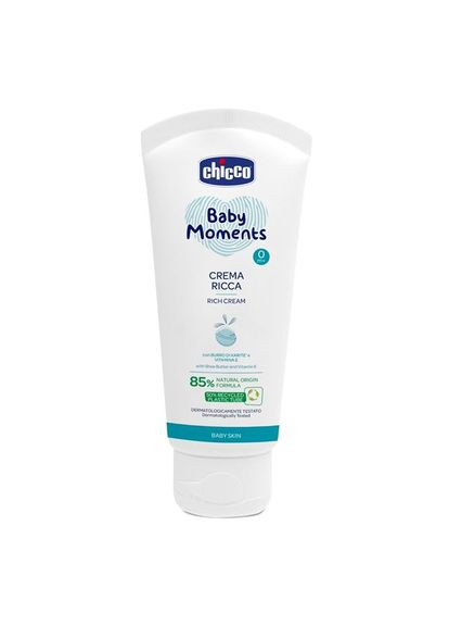 Крем питательный Baby Moments с маслом ши, 100 мл Chicco (346070910)