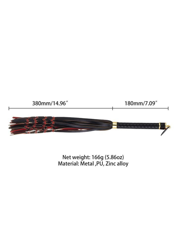 Флогер SEVANDA Red & Black Braided Tail Flogger Lockink (335389337)
