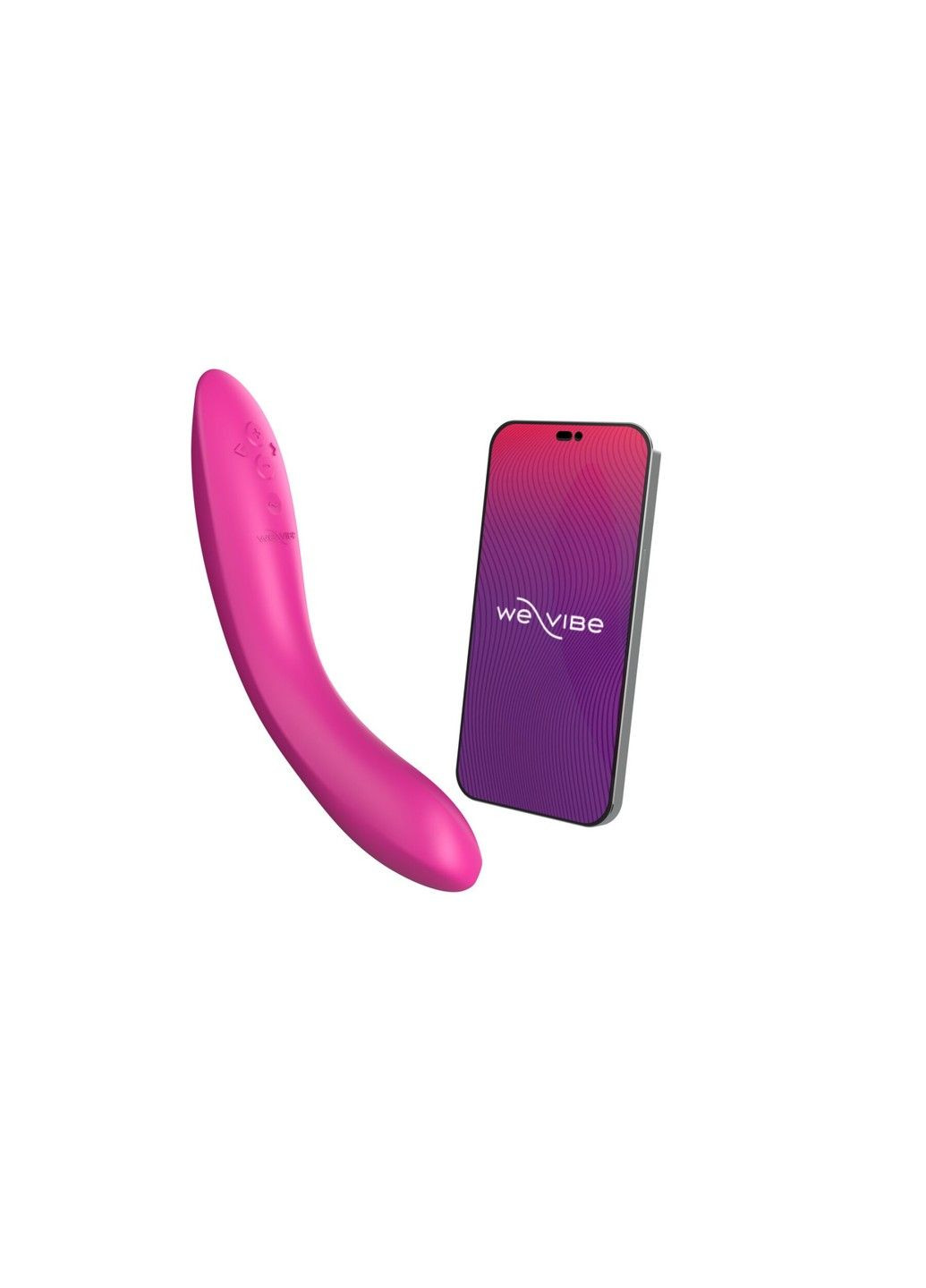 Смарт-вібратор Rave 2 Twisted Pleasure Pink, для точки G та входу в піхву, 2 мотори We-Vibe (298349279)