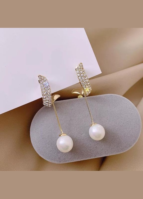 Серьги с жемчужинами, серьги-гвоздочки, украшения, золото, подарок Fashion Jewelry (337718792)