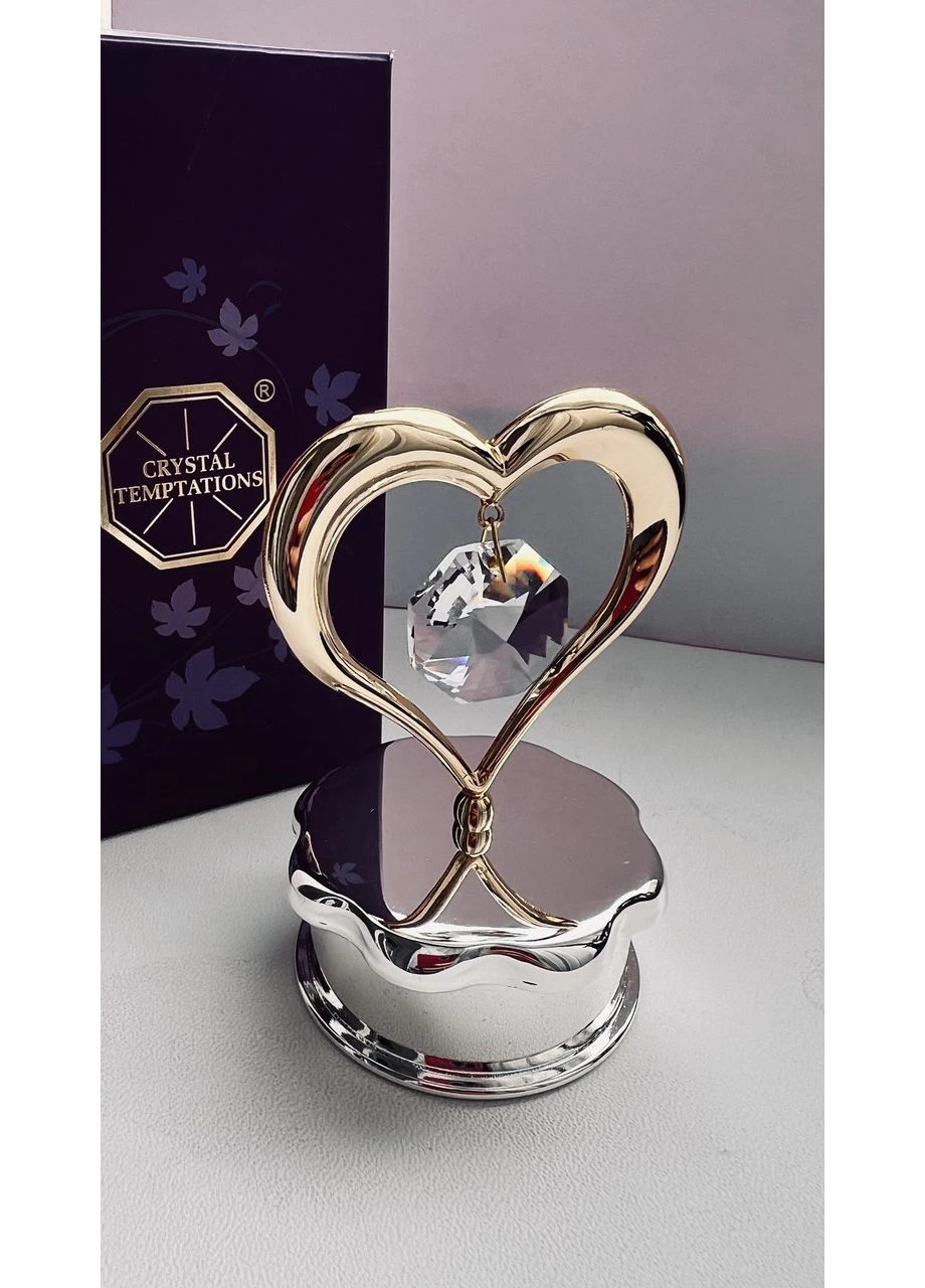 Скринька для прикрас Swarovski Серце 8,5 см 160886 Crystocraft (377882893)