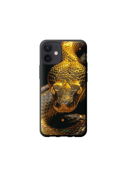 Чехол на iPhone 12 Mini Golden snake "6072b-2071-2448" Endorphone (365811141)