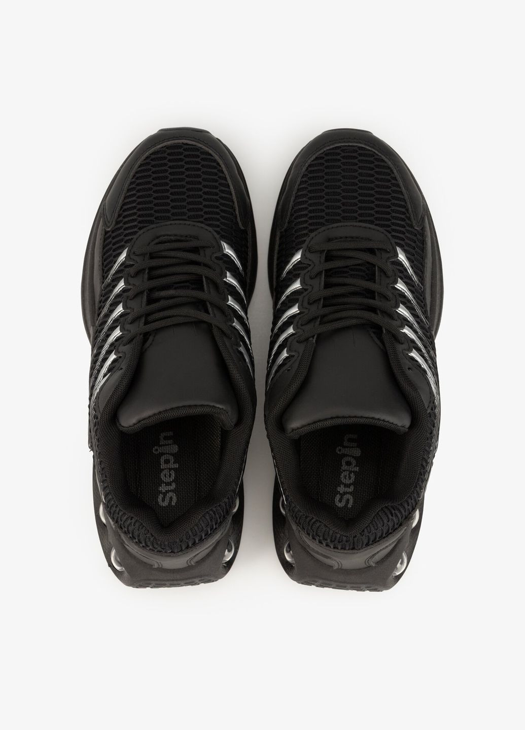 Черные демисезонные кроссовки мужские ab-1a черный shop (2000999244575) Stepln