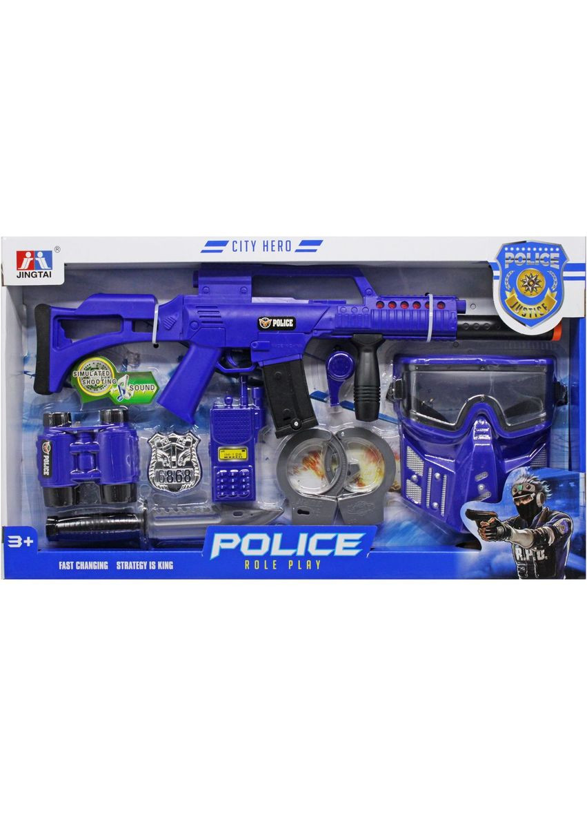 Полицейский набор с оружием и аксессуарами MIC (292252421)