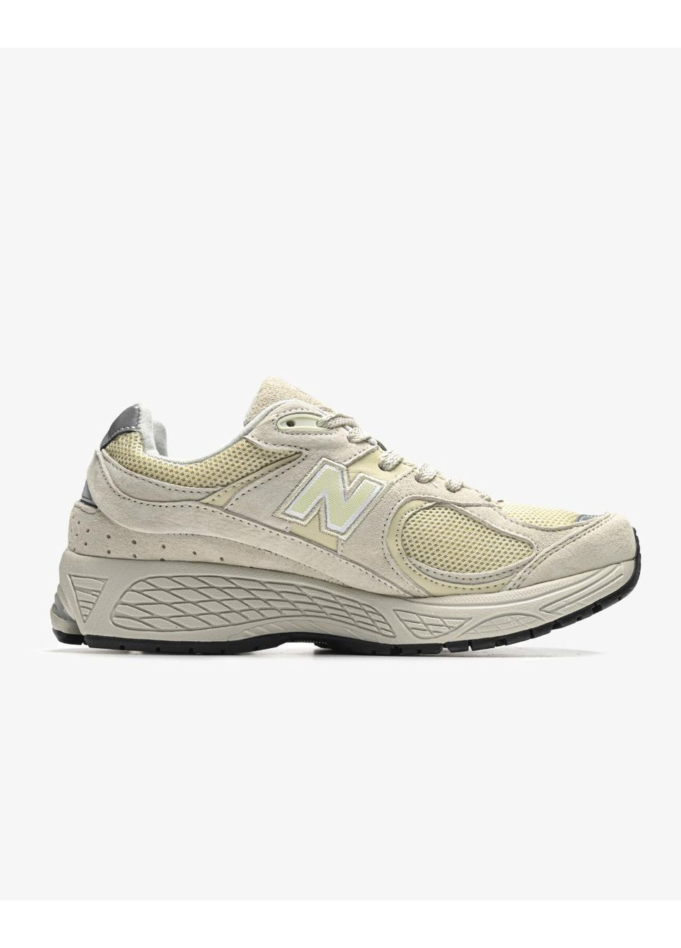 Бежевые демисезонные кроссовки мужские new balance 2002r «light bone aluminium» нью беланс 2002r No Brand