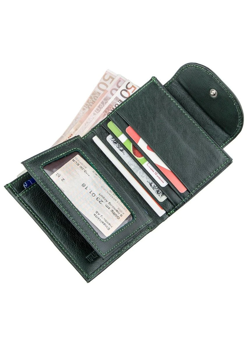 Кошелек женский кожаный 18958 Зеленый st leather (315343943)