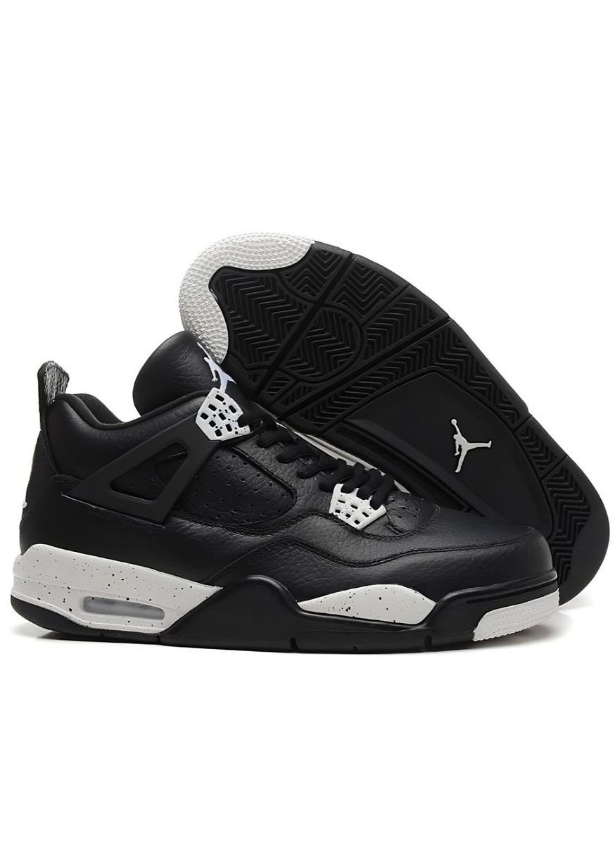 Цветные зимние кроссовки nike air jordan с мехом 4 retro черные с серым Nike Jordan Air Jordan 4 Retro