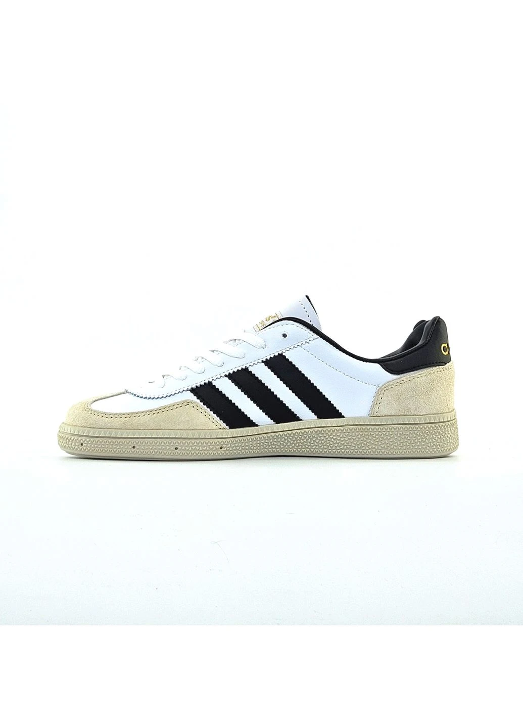 Білі Осінні кросівки чоловічі і жіночі adidas spezial white black | адідас спеціал білі чорні No Brand