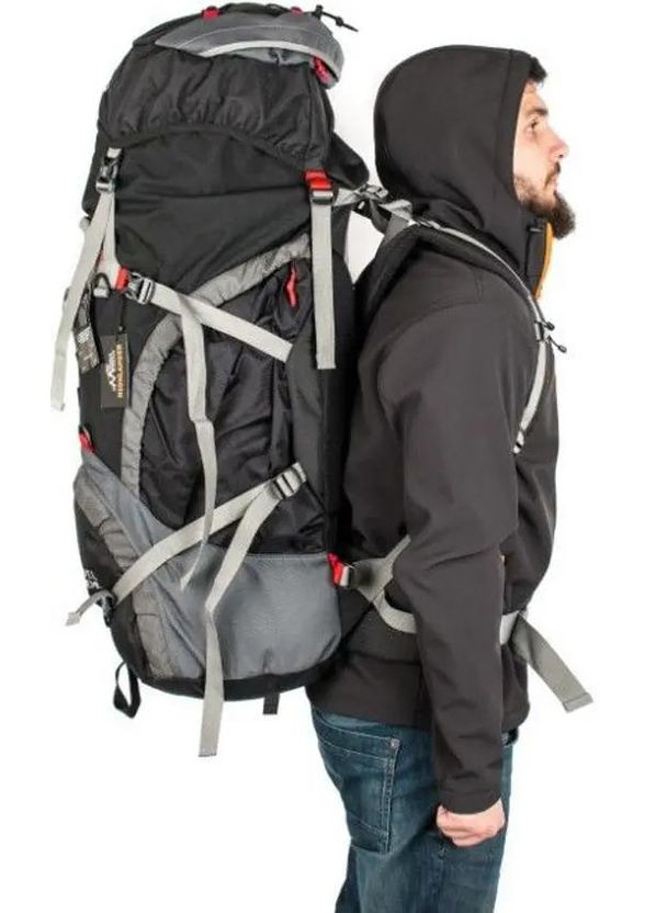 Рюкзак Travel Extreme Denali 85 Black/Red No Brand (316438449)