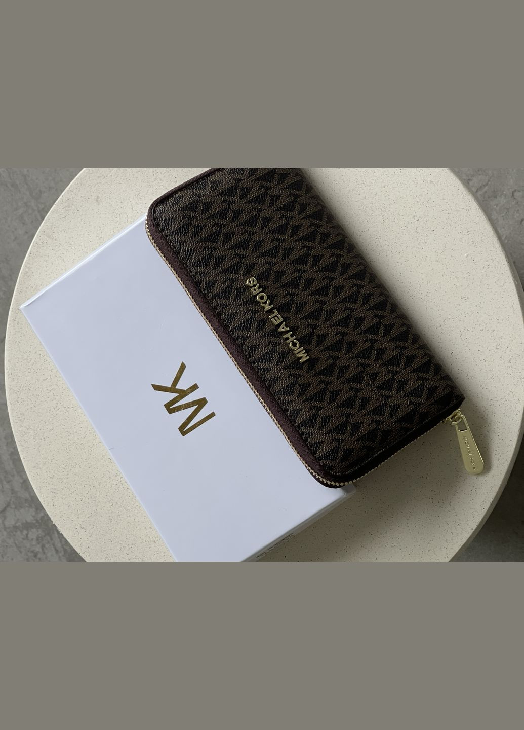 Женский кошелек Майкл Корс коричневый No Brand (318020910)