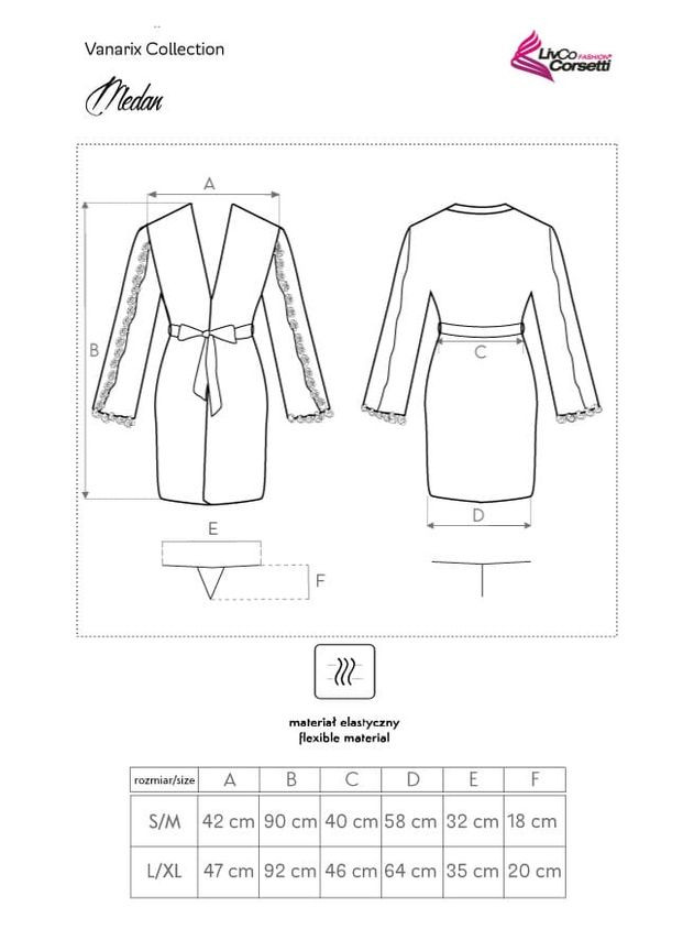 Халат (халат, стрінги) Livia Corsetti (298745823)