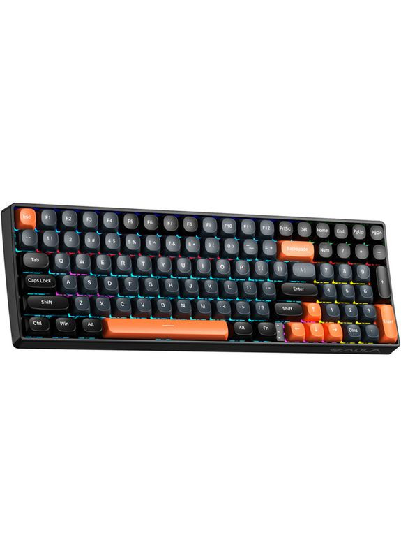 Клавіатура S100 Wired Keyboard Brown Switch Black EN/UA (6948391203157) Aula (363837342)