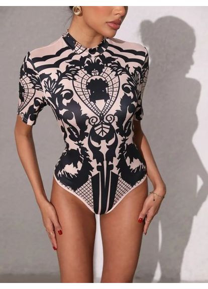 Боди винтаж графический принт 311 No Brand (350886109)