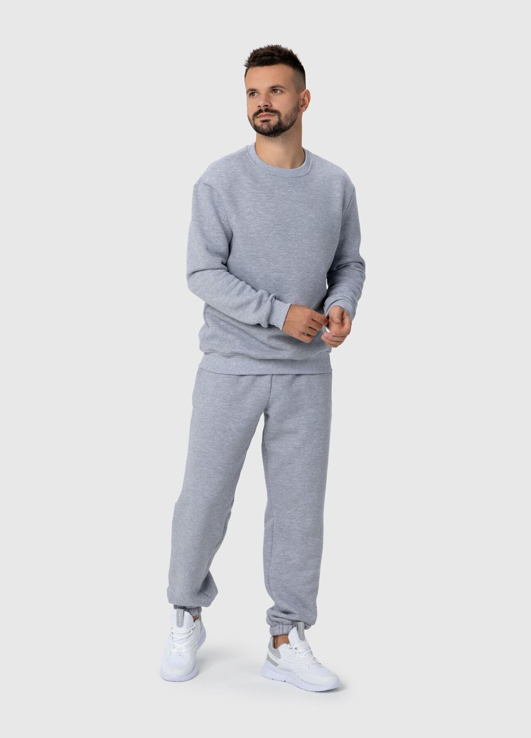 Серый свитшот мужской mbc02304 baza серый (2000990022493w) shop (2000990022493) Demos (315997530)