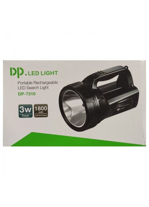 Ліхтар прожектор акумуляторний світлодіодний DP-7310 Чорний No Brand (323486537)