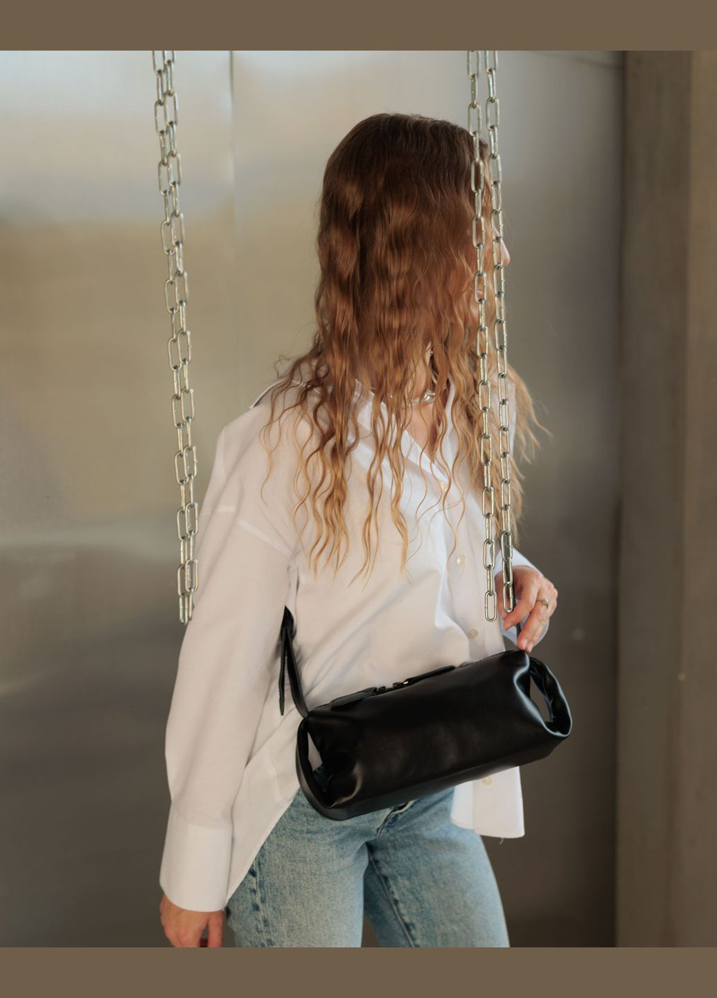 Жіноча шкіряна сумка Мей з регульованим ременем (zhnocha-shkrqna-sumka-mej) WeLassie (342199254)