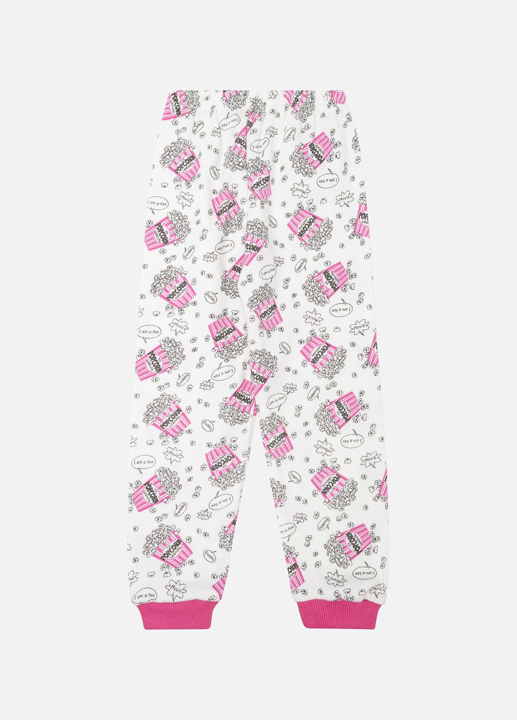 Малиновая всесезон пижама с длинным рукавом для девочки цвет малиновый цб-00245351 Supermini