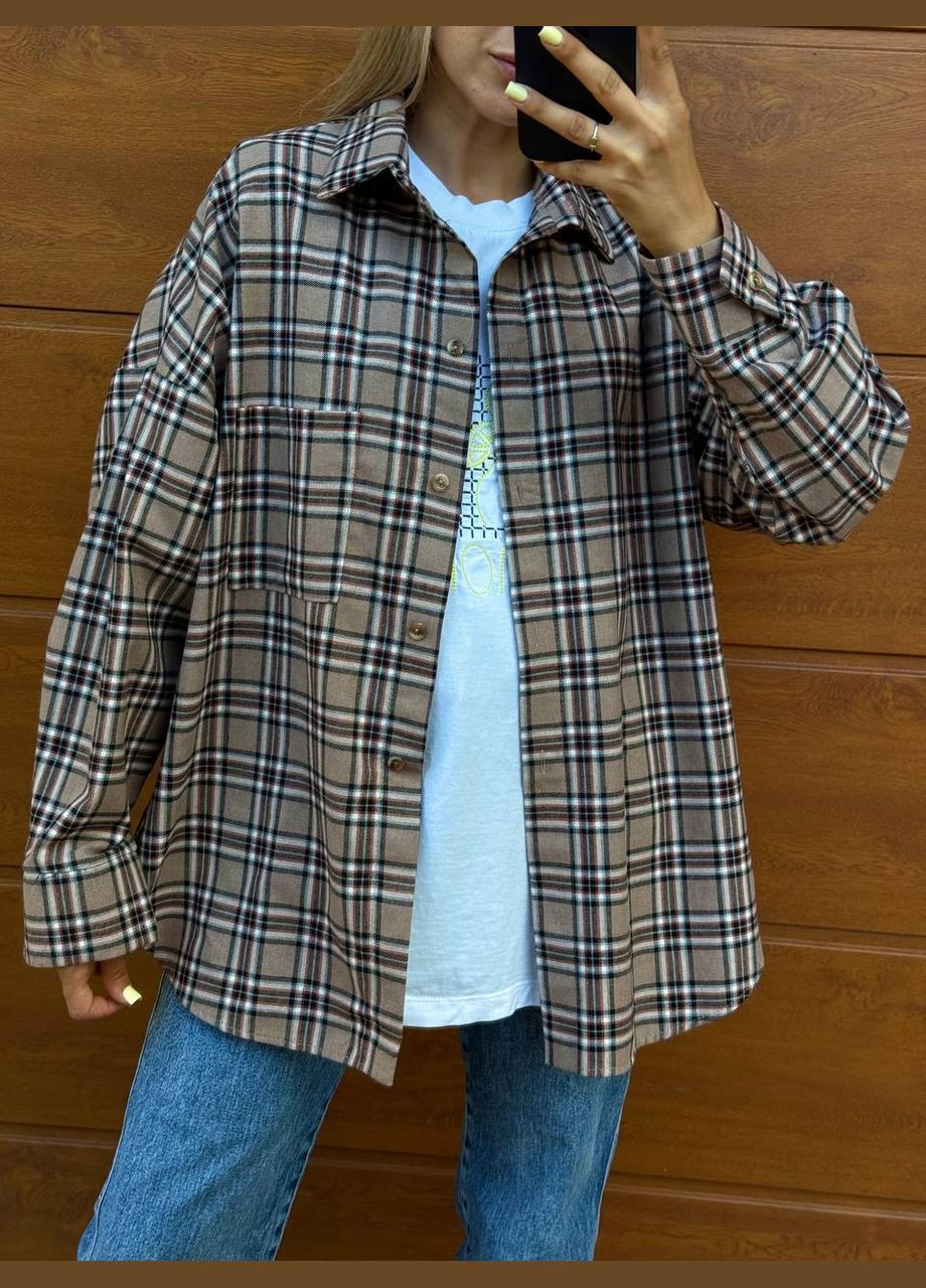 Бежевая рубашка Osoblyva