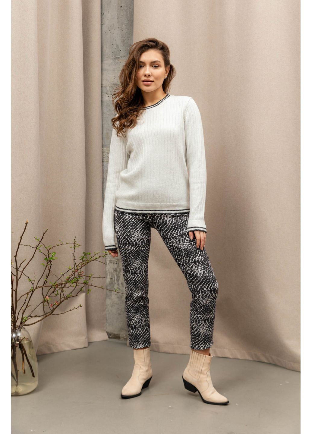 Белый демисезонный джемпер r819.5692 Seventeen