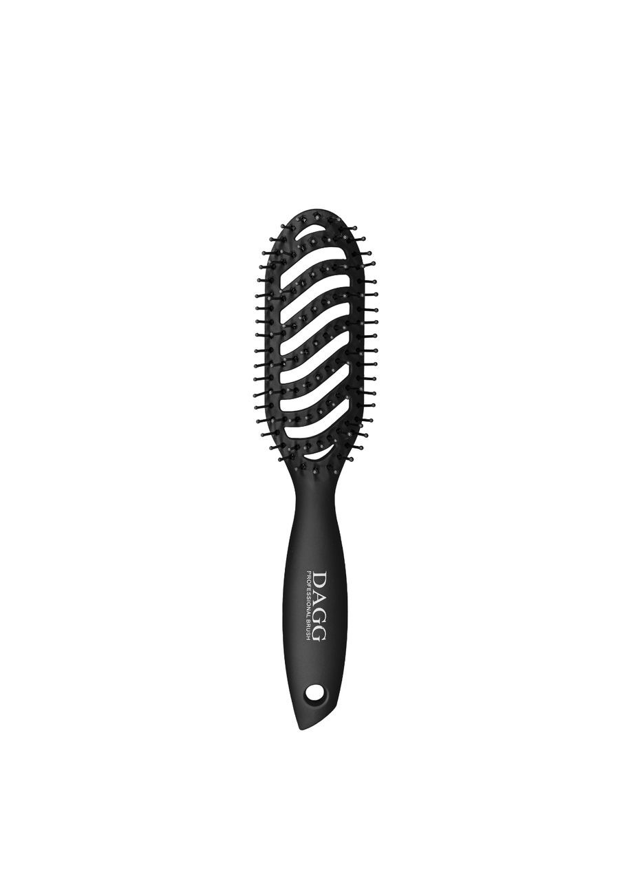 Щетка для волос массажная пластиковая продувная 5035 Фиолетовая DAGG (302724901)