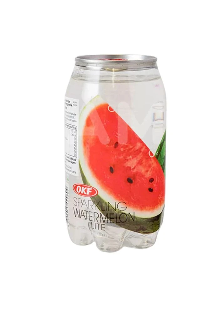 Напиток газированный освежающий Sparkling WaterMelon Lite Окф Игристый Арбуз Лимонад Баночка 350мл OKF (340461897)