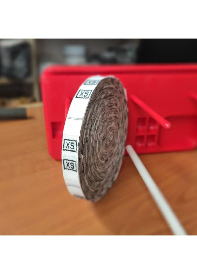 Размерник тканевой (жаккард) XS 960шт. Белый Plus-plus (354793855)