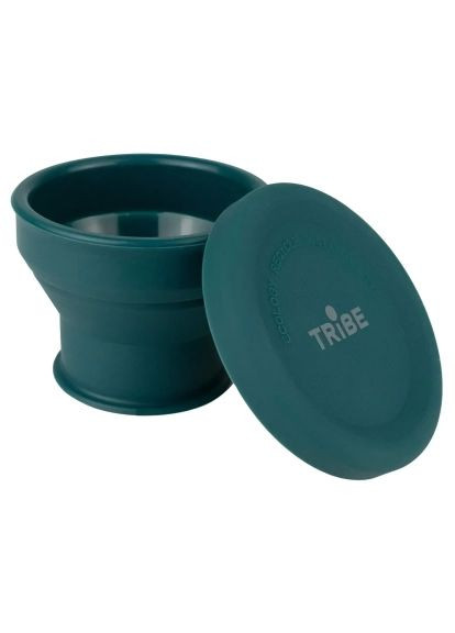 Чашка туристическая Collapsible Shot 90 мл с крышкой, ocean (T-FF-0030-ocean) Tribe Collapsible Shot 90 мл з кришкою, ocean (369878154)