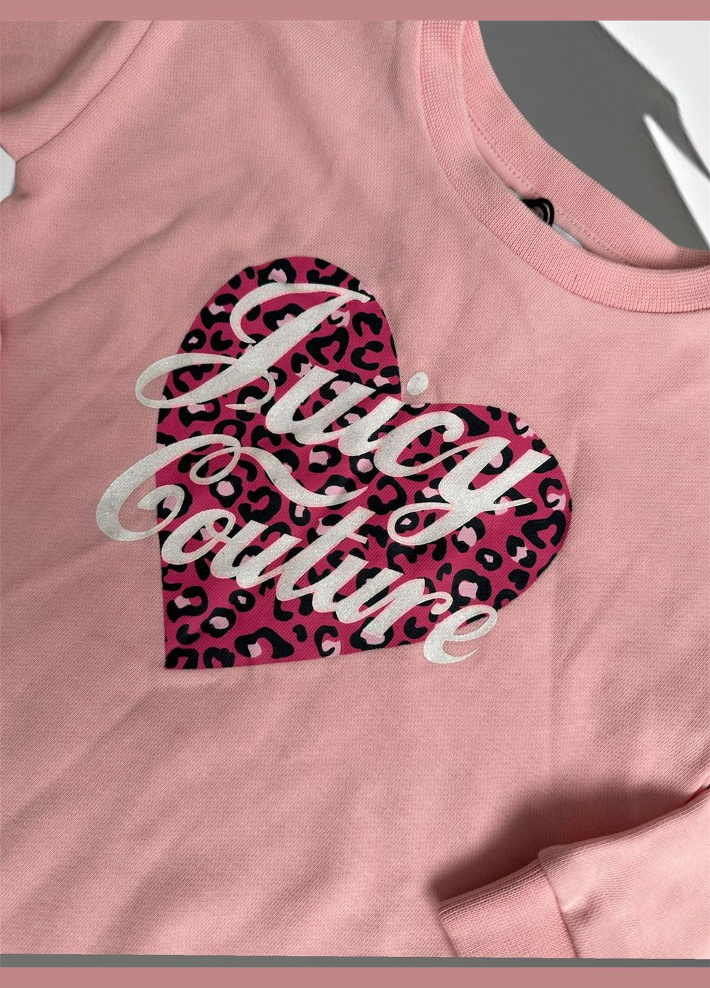 Juicy Couture свитшот розовый полиэстер, трикотаж