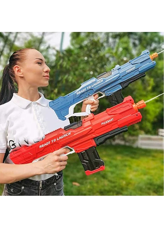 Водяной пистолет детский Combat Water Gun / Аккумуляторный водяной бластер с автоматическим набором воды HelferHoff (401616912)