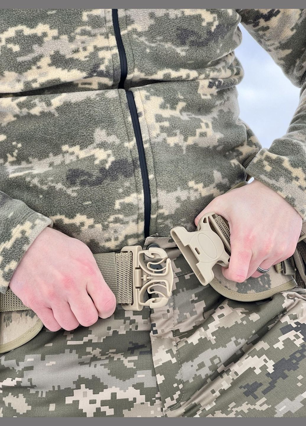 Тактический пояс /песочный камуфляж No Brand (359381296)