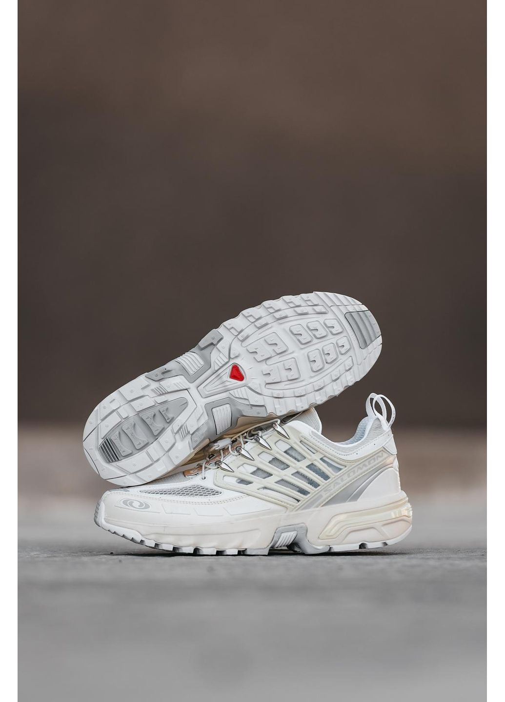 Білі Осінні кросівки чоловічі salomon acs pro white саломон No Brand