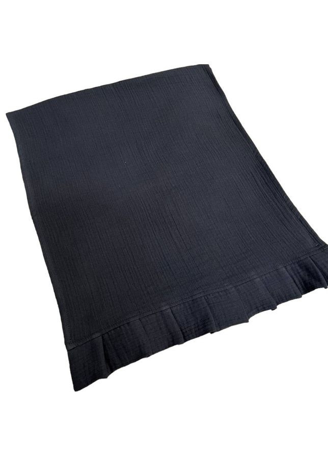Ранер Muslin Graphite 40х180 см з рюшами (94331974) SoundSleep (313288208)