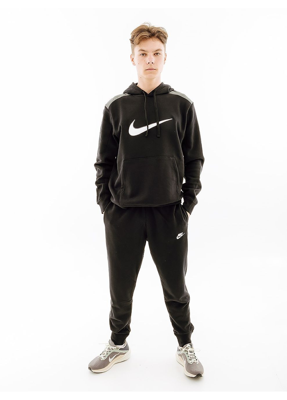 Мужское Худи FLC HOODIE BB Черный Nike (333960808)