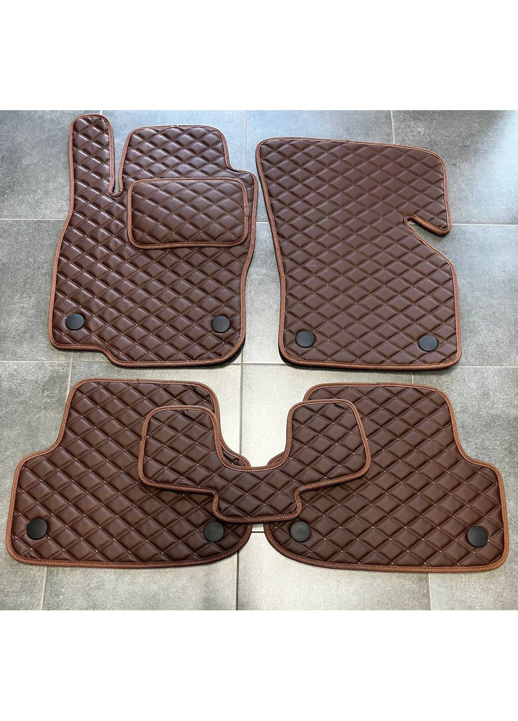 Автокилимки в салон з Екошкіри на Audi (2012-2020)/ Ауді А3 (2012-2020) No Brand A3 (365875296)