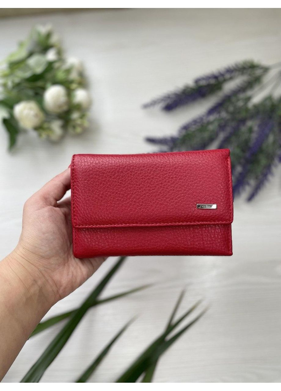Кожаный женский кошелек среднего размера магнит качественный Cardinal (369723564)