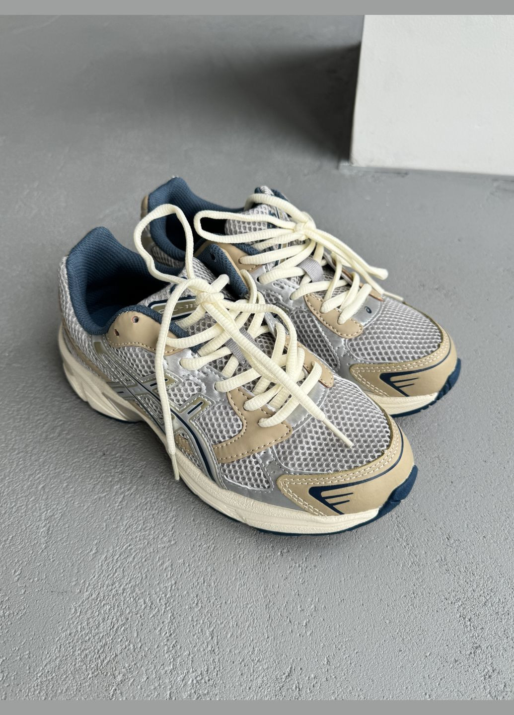 Кроссовки женские и мужские Asics Gel-1130 grey beige | Асикс Гель-1130 серые бежевые No Brand серые демисезоны (316506731)