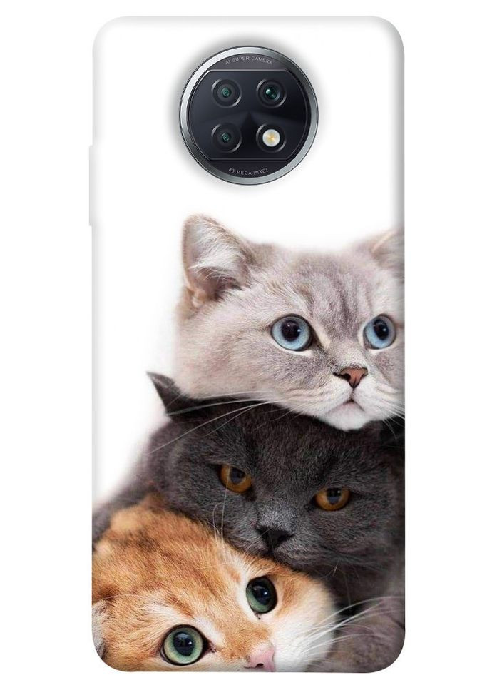 Чехол с принтом для Xiaomi Redmi Note 9 5G, Xiaomi Redmi 9T, для Ксеми, ксиомиредами ноте 9, ноте 9т Три кота No Brand (339065735)