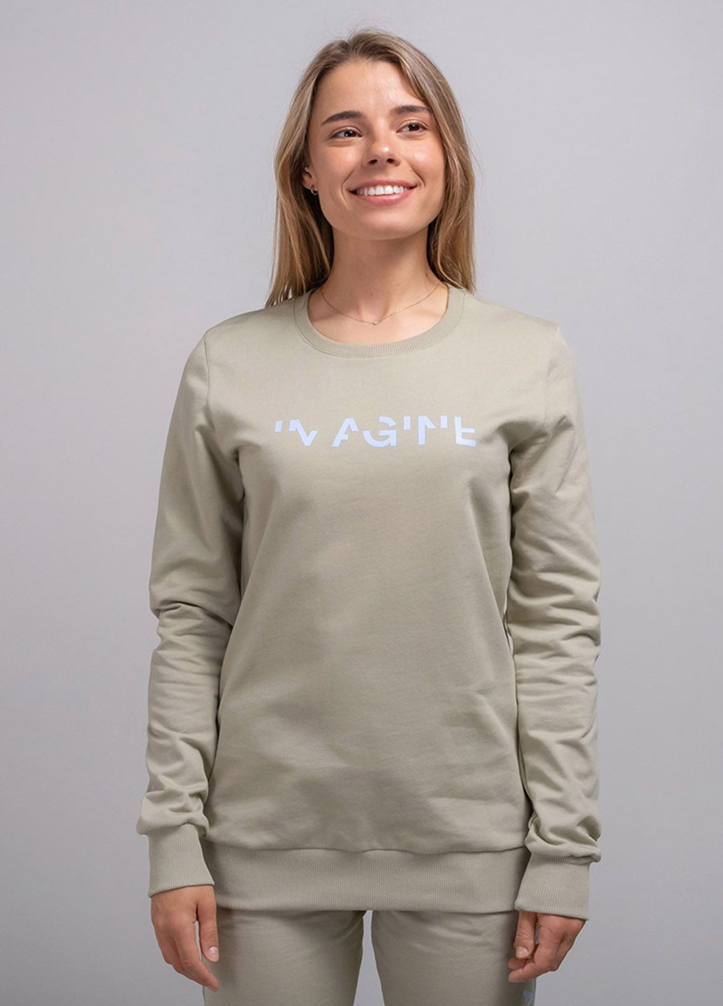 Хаки світшот Power (266146906)