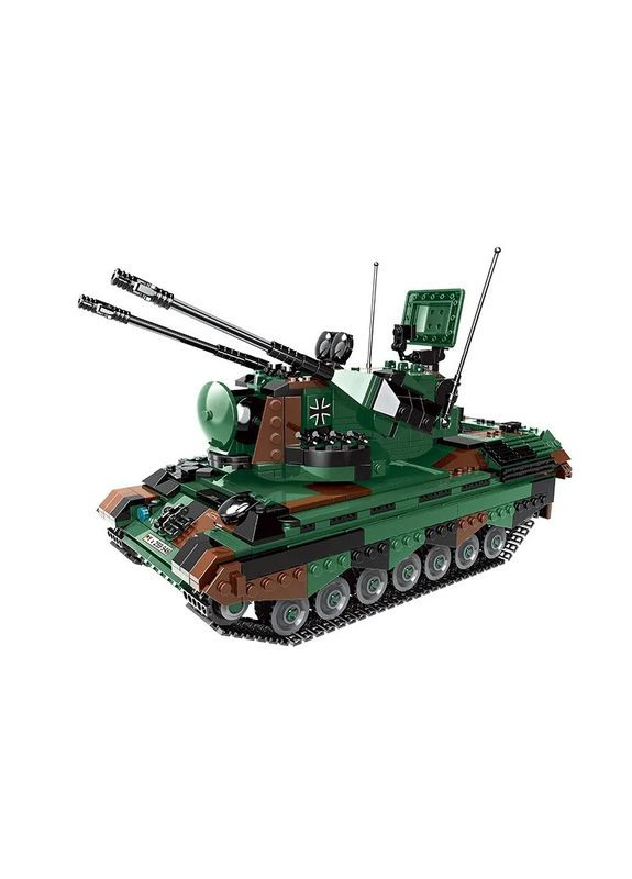 Конструктор дитячий танк Flakpz Gepard ігровий.Військова зенітна установка на 1352 деталей XingBao (354829595)