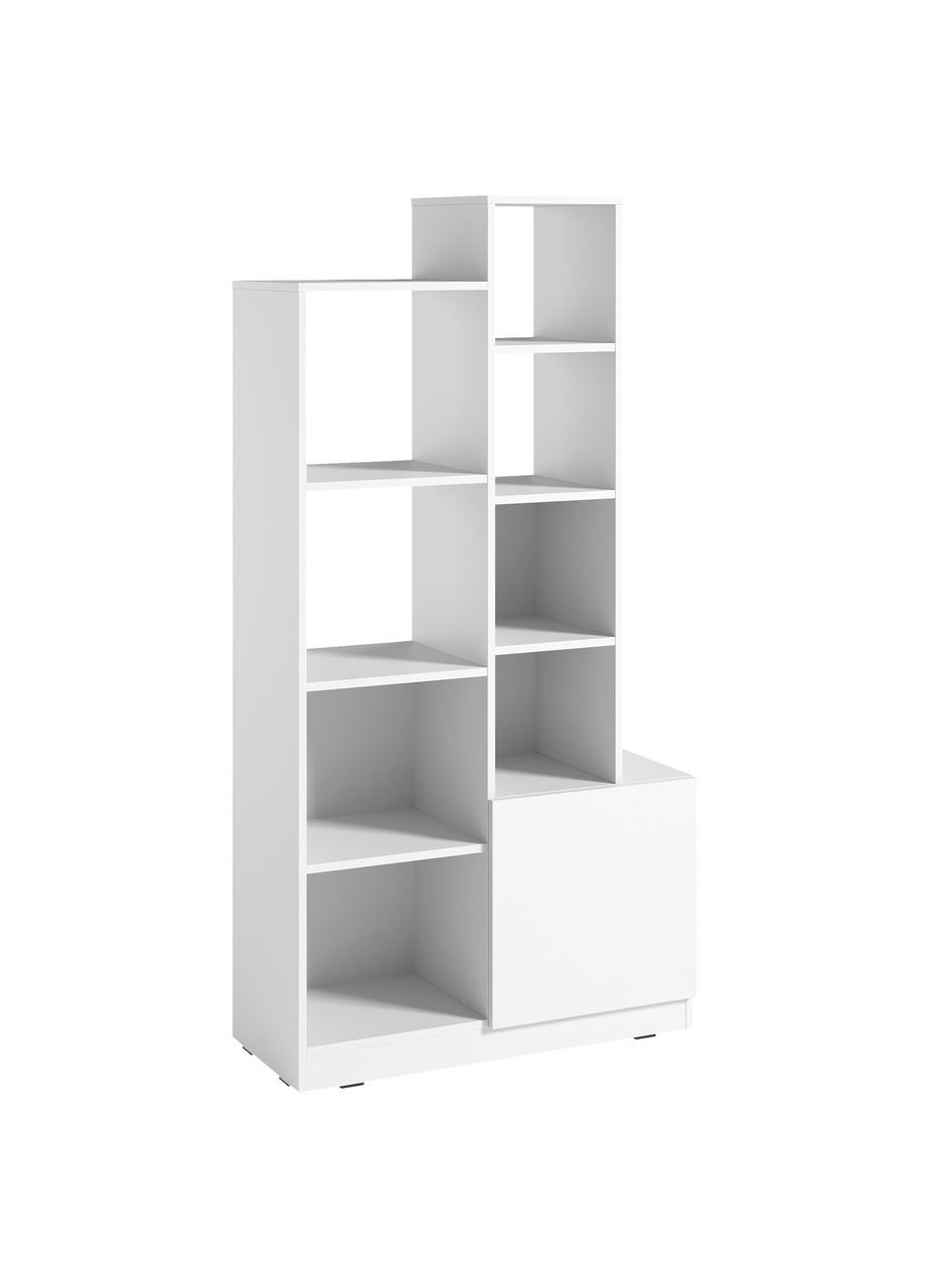 Стеллаж полки для книг и декора с дверцей PA-0003 от MORELI (342059914)