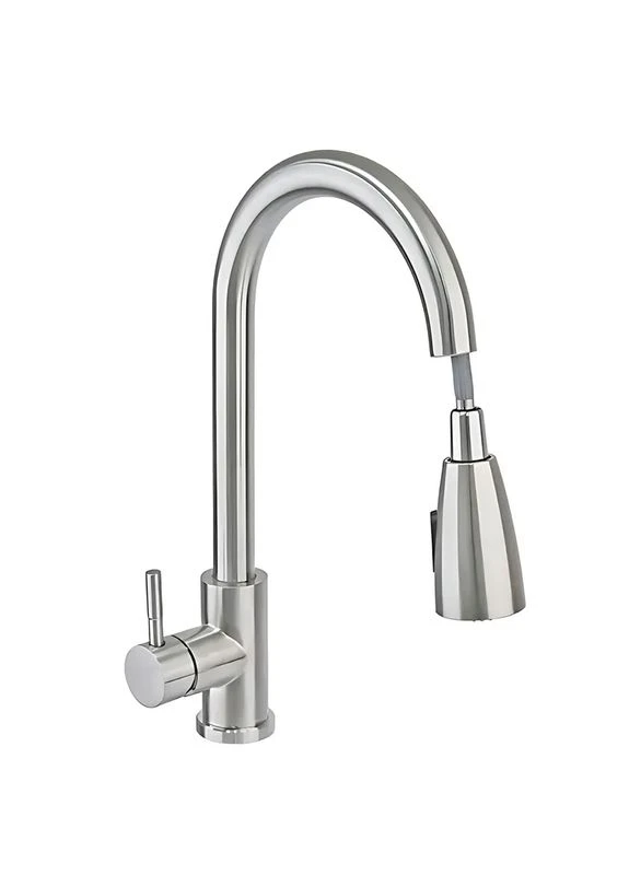 Змішувач для кухні SUS з висувною лійкою (HB3898) Haiba 014 (386161347)