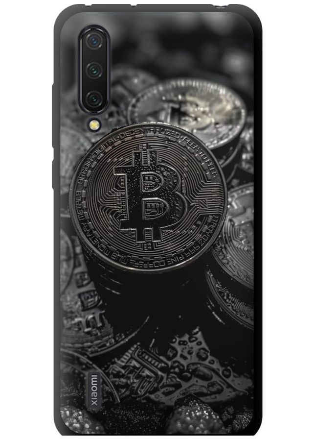 TPU чохол 'Black Bitcoin' для Endorphone Xiaomi Mi 9 Lite (324271891)