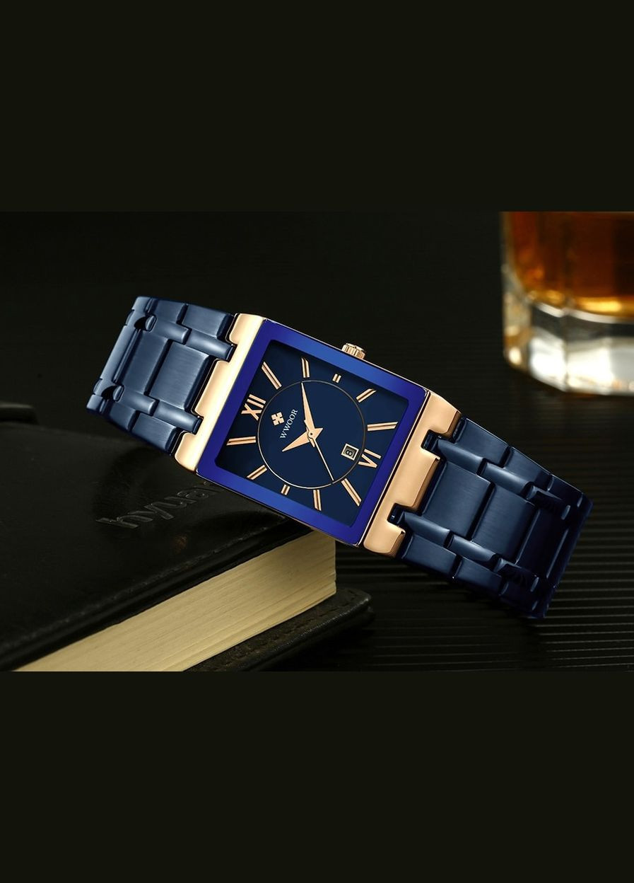 Часы мужские наручные кварцевые черные WR 8858-Black 2 (325478511)