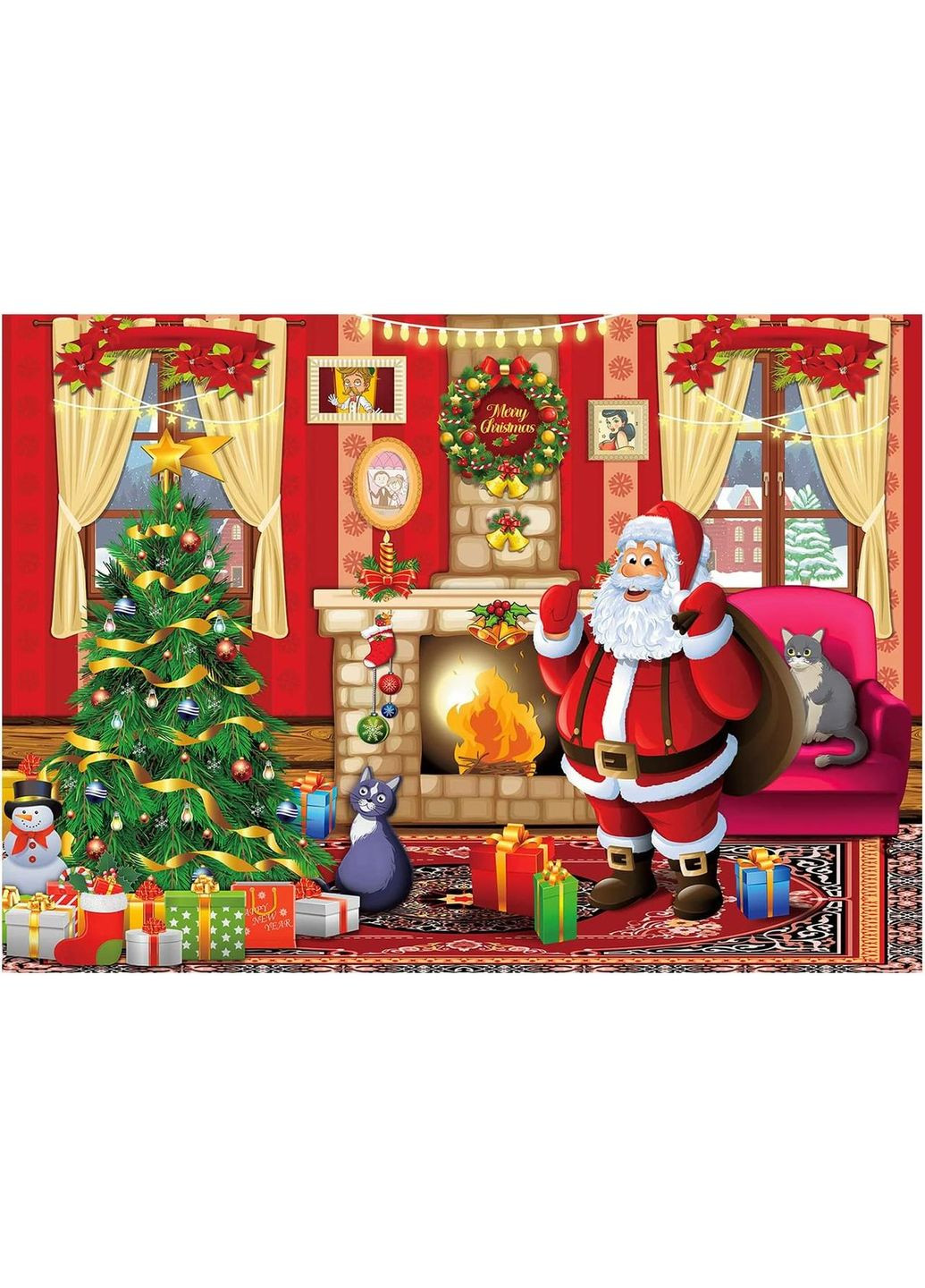 Пазли на різдво для дорослих ODDWAXS 1000 пазлів No Brand (363320252)