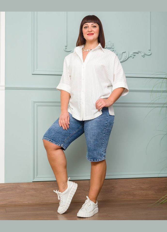 Молочная блуза 15100-1 Alenka Plus