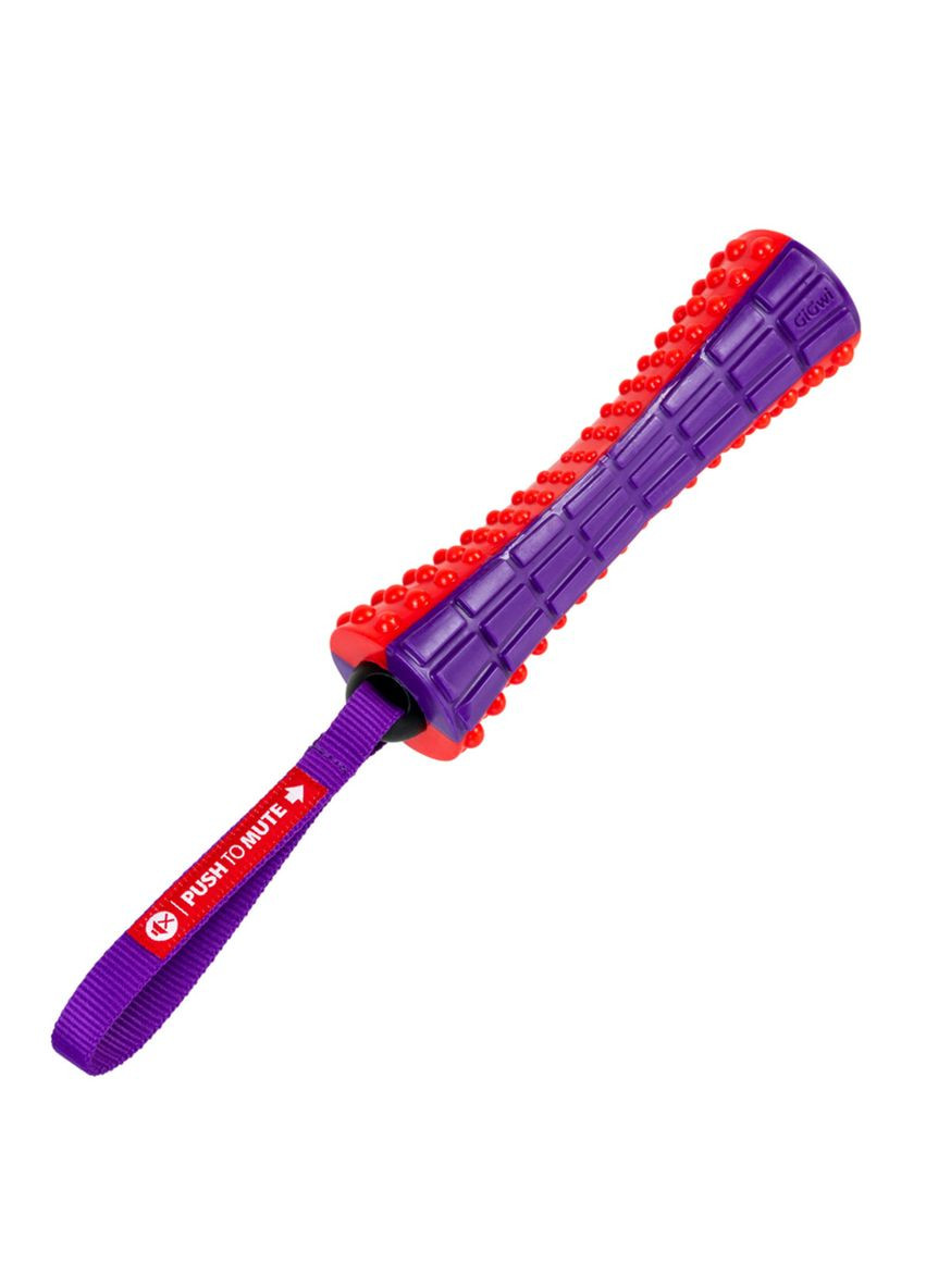 Игрушка для собак Палка с выключаемой пищалкой Push to mute, TPR резина, нейлон, 17 см GiGwi (322641506)