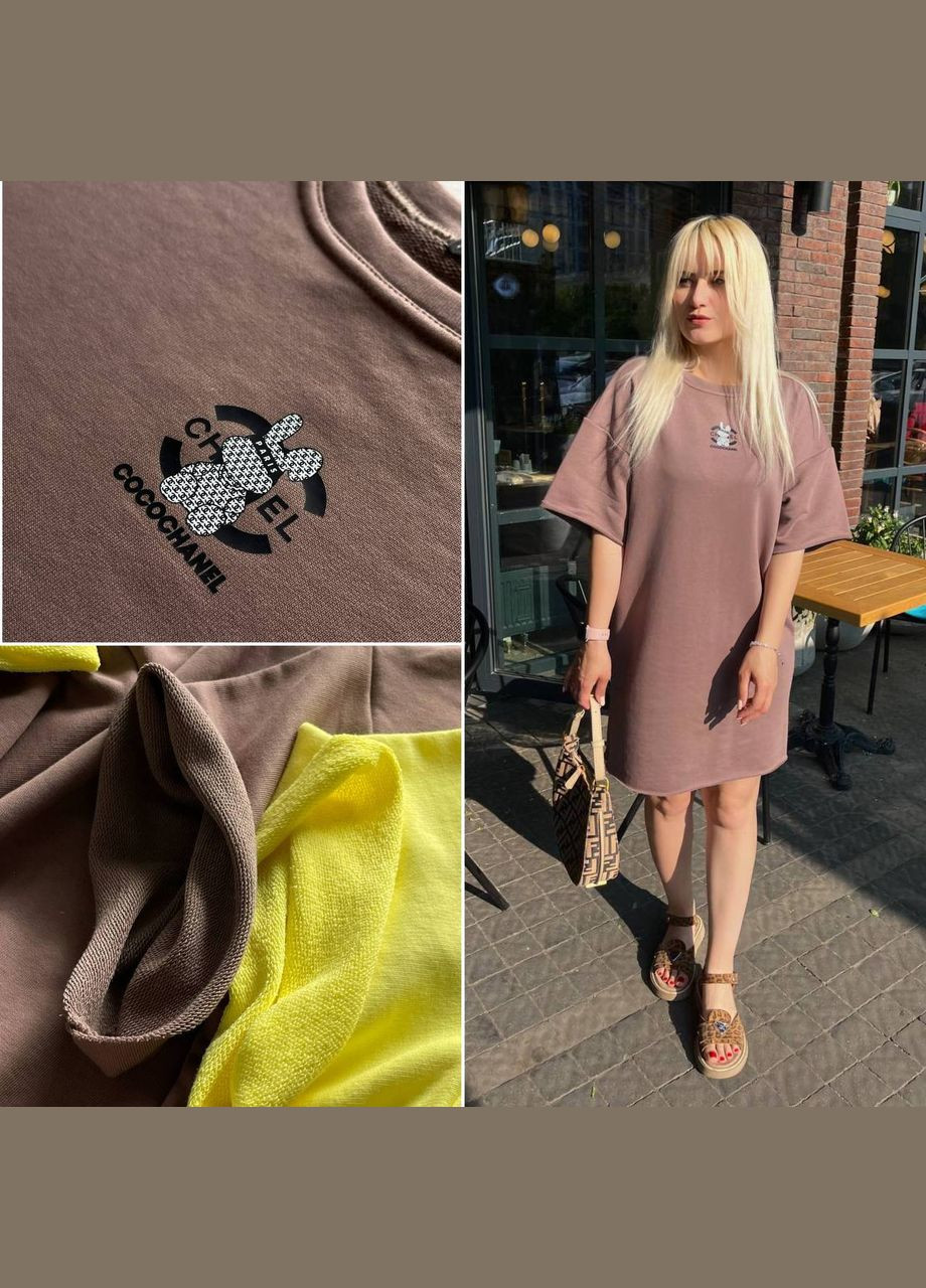 Коричнева сукня No Brand