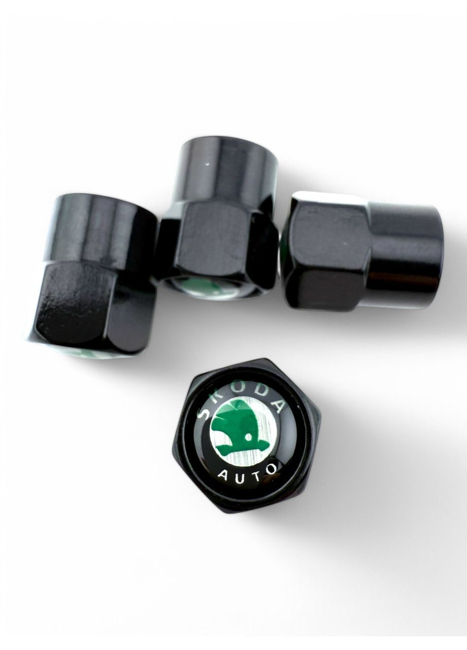 Ковпачки на ніпель металеві (4 шт.) Skoda (354698411)